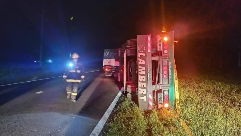 El incidente se produjo en cercanías de La Carlota a la altura del KM 509