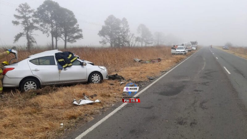 Accidente fatal múltiple entre Pascanas y Laborde.