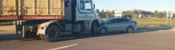 Fuerte choque en el cruce de las rutas 3 y 11